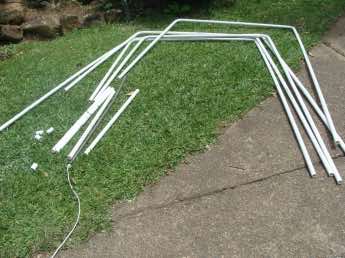 Chicken tractor conduit Chicken tractor conduit