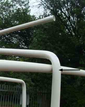 Chicken tractor drilling conduit Chicken tractor drilling conduit
