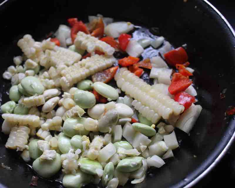 Lima beans and corn for magnesium. Lima beans and corn for magnesium.