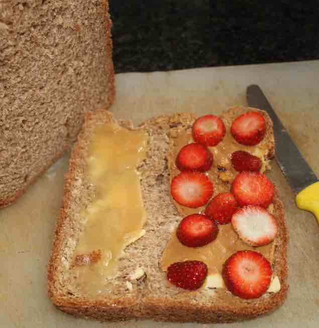 Peanut butter and honey sandwich Peanut butter and honey sandwich