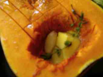 Roasted butternut squash with thyme and butter. Roasted butternut squash with thyme and butter.
