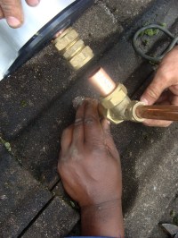 Solar tubes fittings 3 shows the pressure release valve for your passive solar water heater.