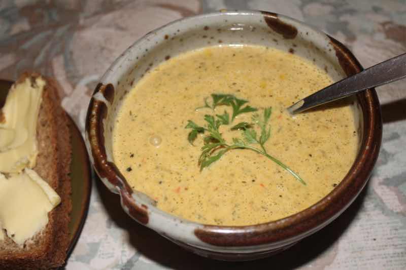 Spicy Thai curry soup. Spicy Thai curry soup.