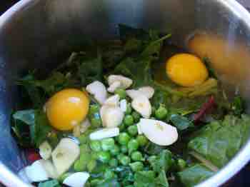 Swiss chard eggs Florentine is Bernie's fare Swiss chard eggs Florentine is Bernie's fare